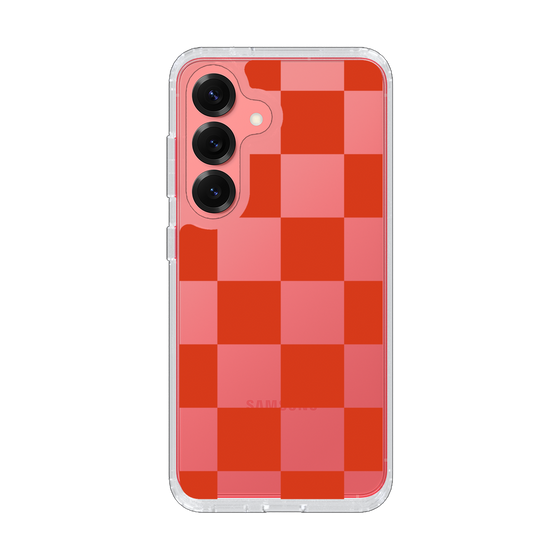 Slim Protection Case［ Ichimatsu Pattern - Red ］