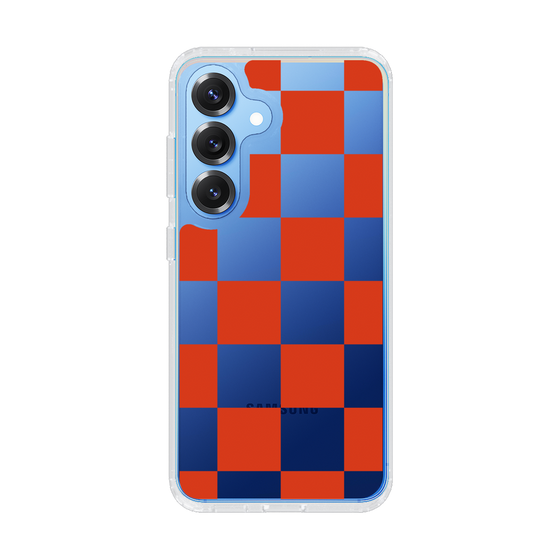 Slim Protection Case［ Ichimatsu Pattern - Red ］