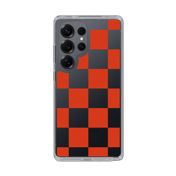 Slim Protection Case［ Ichimatsu Pattern - Red ］
