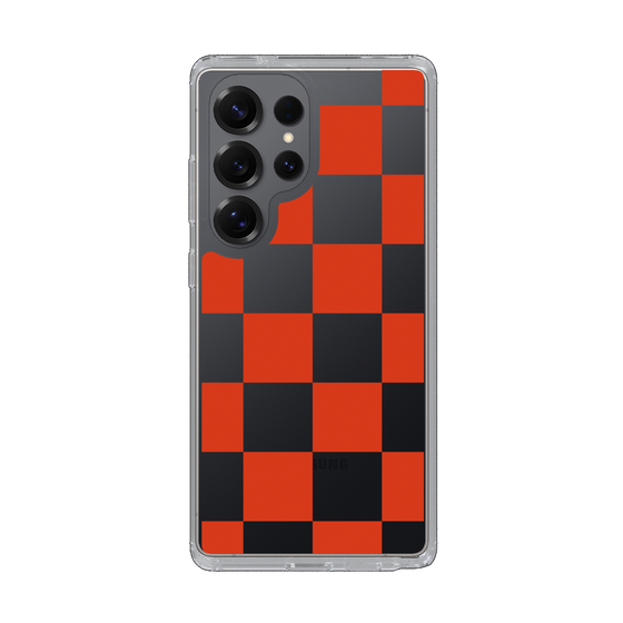 Slim Protection Case［ Ichimatsu Pattern - Red ］