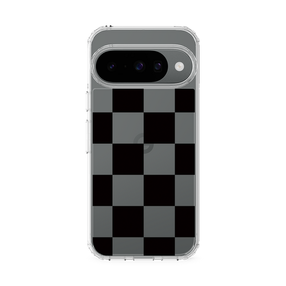 Slim Protection Case［ Ichimatsu Pattern - Black ］