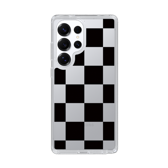 Slim Protection Case［ Ichimatsu Pattern - Black ］