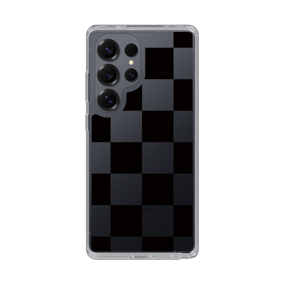 Slim Protection Case［ Ichimatsu Pattern - Black ］