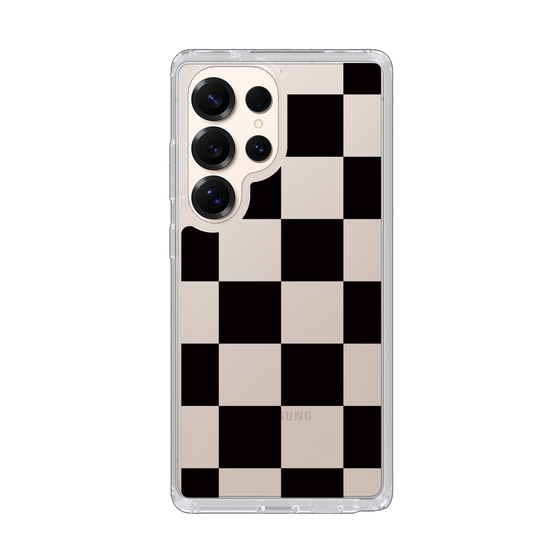 Slim Protection Case［ Ichimatsu Pattern - Black ］