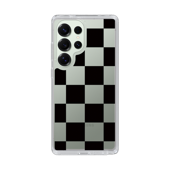 Slim Protection Case［ Ichimatsu Pattern - Black ］