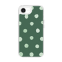 Slim Protection Case［ Watercolor Dots Retro Color - Green ］