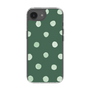 Slim Protection Case［ Watercolor Dots Retro Color - Green ］