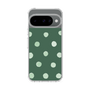 Slim Protection Case［ Watercolor Dots Retro Color - Green ］