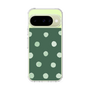 Slim Protection Case［ Watercolor Dots Retro Color - Green ］