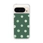 Slim Protection Case［ Watercolor Dots Retro Color - Green ］
