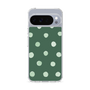 Slim Protection Case［ Watercolor Dots Retro Color - Green ］