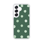 Slim Protection Case［ Watercolor Dots Retro Color - Green ］