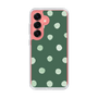 Slim Protection Case［ Watercolor Dots Retro Color - Green ］
