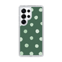 Slim Protection Case［ Watercolor Dots Retro Color - Green ］