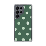 Slim Protection Case［ Watercolor Dots Retro Color - Green ］