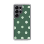 Slim Protection Case［ Watercolor Dots Retro Color - Green ］