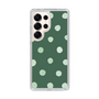 Slim Protection Case［ Watercolor Dots Retro Color - Green ］