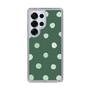 Slim Protection Case［ Watercolor Dots Retro Color - Green ］