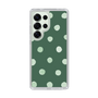 Slim Protection Case［ Watercolor Dots Retro Color - Green ］