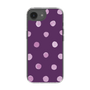 Slim Protection Case［ Watercolor Dots Retro Color - Purple ］
