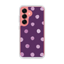 Slim Protection Case［ Watercolor Dots Retro Color - Purple ］