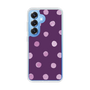 Slim Protection Case［ Watercolor Dots Retro Color - Purple ］