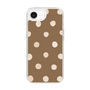 Slim Protection Case［ Watercolor Dots Retro Color - Brown ］