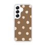 Slim Protection Case［ Watercolor Dots Retro Color - Brown ］