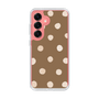Slim Protection Case［ Watercolor Dots Retro Color - Brown ］