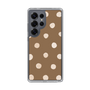 Slim Protection Case［ Watercolor Dots Retro Color - Brown ］