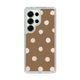 Slim Protection Case［ Watercolor Dots Retro Color - Brown ］
