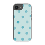 Slim Protection Case［ Watercolor Dots Retro Color - Light Blue ］