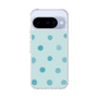 Slim Protection Case［ Watercolor Dots Retro Color - Light Blue ］