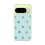 Slim Protection Case［ Watercolor Dots Retro Color - Light Blue ］