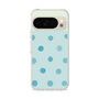 Slim Protection Case［ Watercolor Dots Retro Color - Light Blue ］
