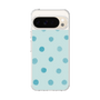 Slim Protection Case［ Watercolor Dots Retro Color - Light Blue ］
