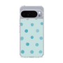 Slim Protection Case［ Watercolor Dots Retro Color - Light Blue ］