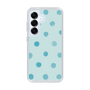Slim Protection Case［ Watercolor Dots Retro Color - Light Blue ］