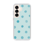 Slim Protection Case［ Watercolor Dots Retro Color - Light Blue ］