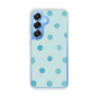 Slim Protection Case［ Watercolor Dots Retro Color - Light Blue ］