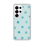 Slim Protection Case［ Watercolor Dots Retro Color - Light Blue ］