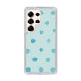 Slim Protection Case［ Watercolor Dots Retro Color - Light Blue ］
