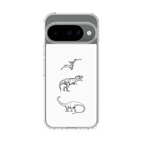 Slim Protection Case［ Dinosaurs No.1 - White ］