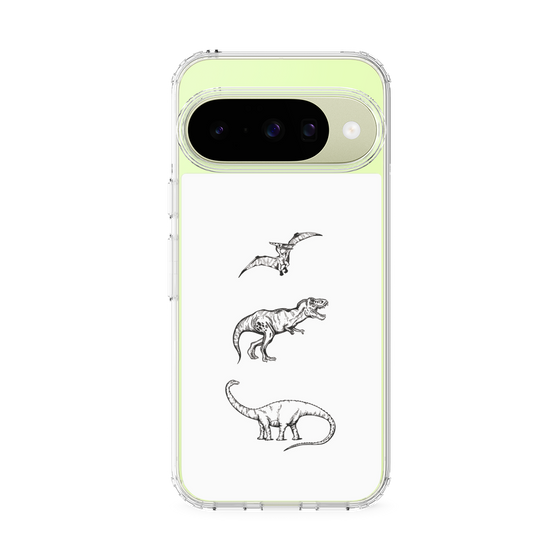 Slim Protection Case［ Dinosaurs No.1 - White ］