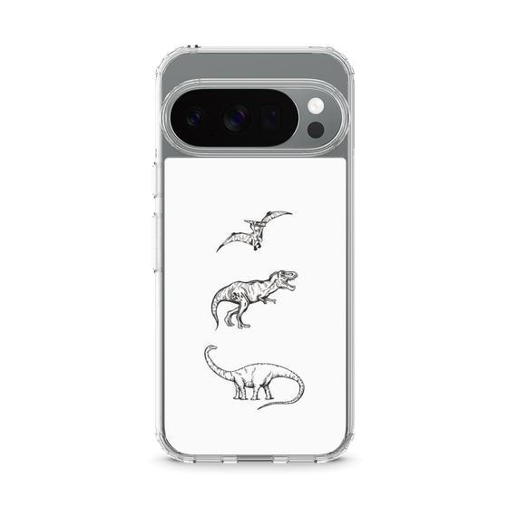 Slim Protection Case［ Dinosaurs No.1 - White ］