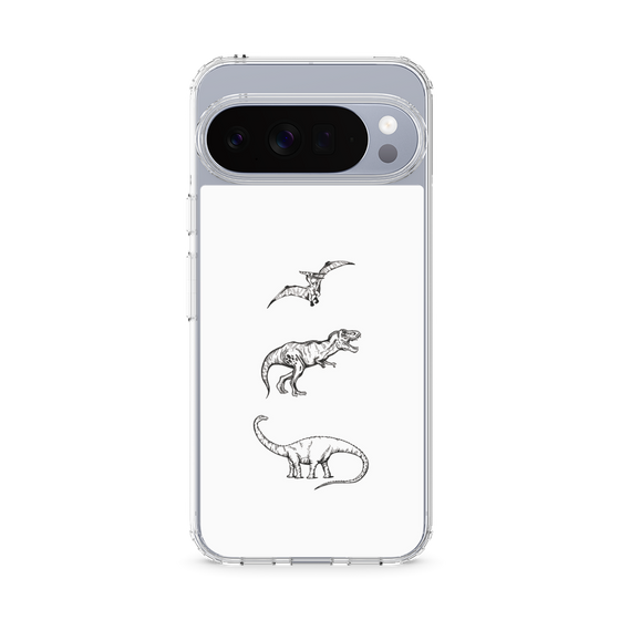 Slim Protection Case［ Dinosaurs No.1 - White ］