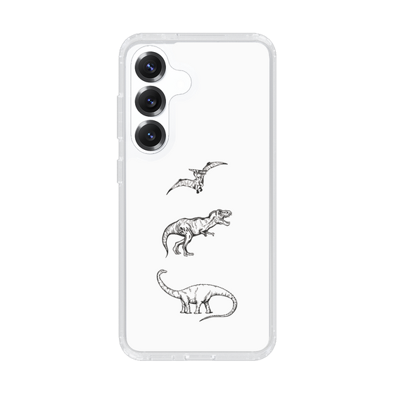 Slim Protection Case［ Dinosaurs No.1 - White ］