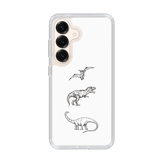 Slim Protection Case［ Dinosaurs No.1 - White ］