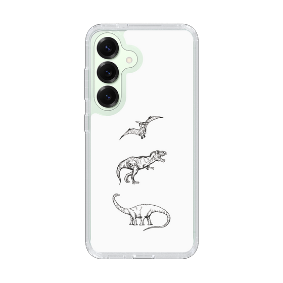 Slim Protection Case［ Dinosaurs No.1 - White ］