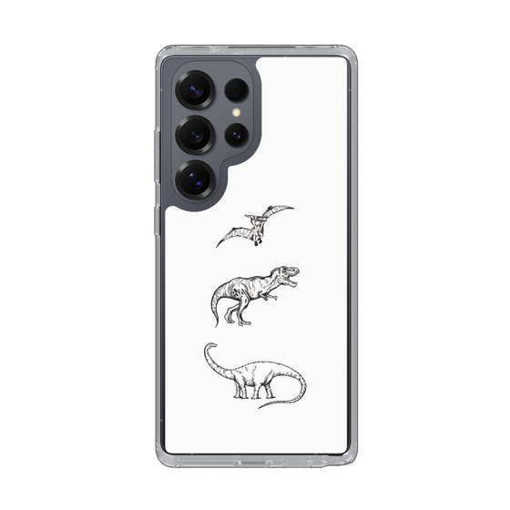 Slim Protection Case［ Dinosaurs No.1 - White ］